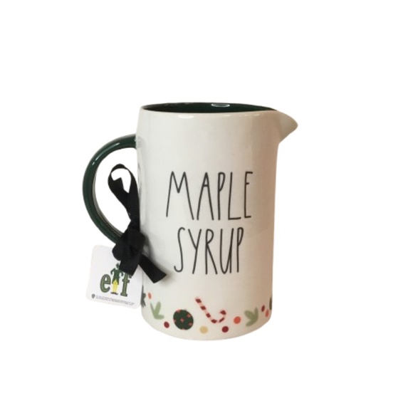Rae Dunn Maple Syrup Pitcher Buddy The Elf 20th Anniversary - Picture 1 of 5